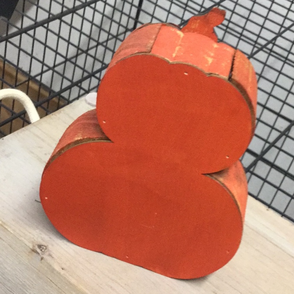 Jack o lantern wooden decor Halloween party festival decor rustic cabin farmer’s - Picture 4 of 6